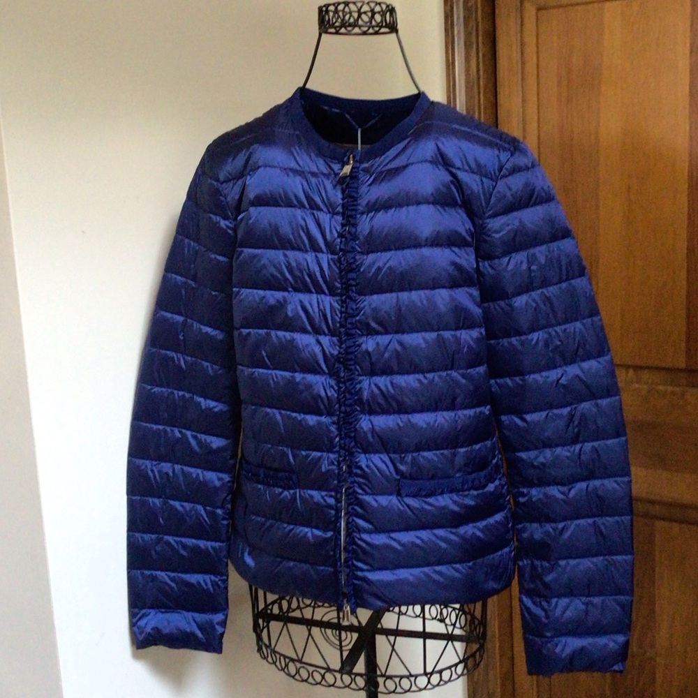 Add down jacket, Navy, size 4